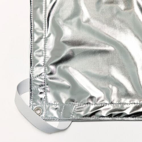 6x6' Silver Lame
