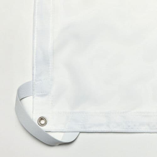 4x4' White Artificial Silk (1/4)