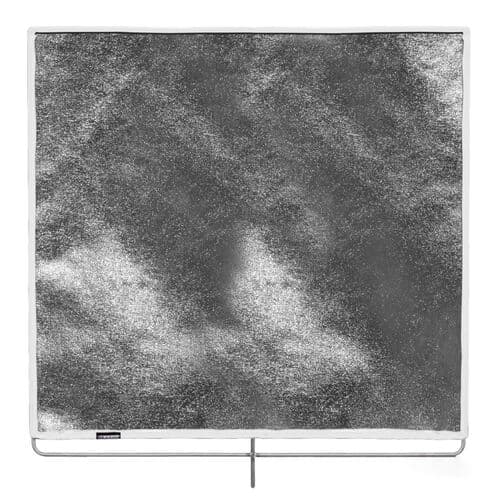 48x48" Silver Lame Flag