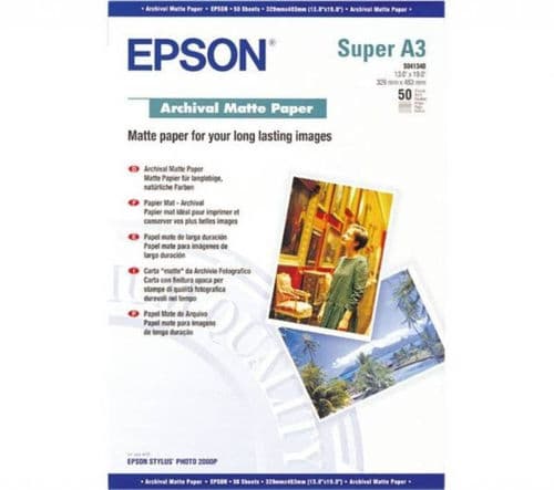 Epson A3+ Archival Matte photopaper