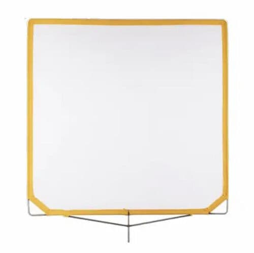 40x40" Artificial Silk White (1/4) Flag