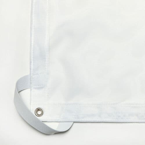 8x8' White Artificial Silk (1/4)