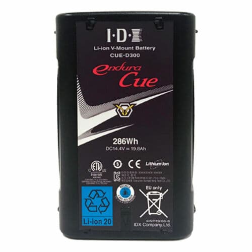 IDX System Technology CUE-D300 286Wh V-Mount Battery