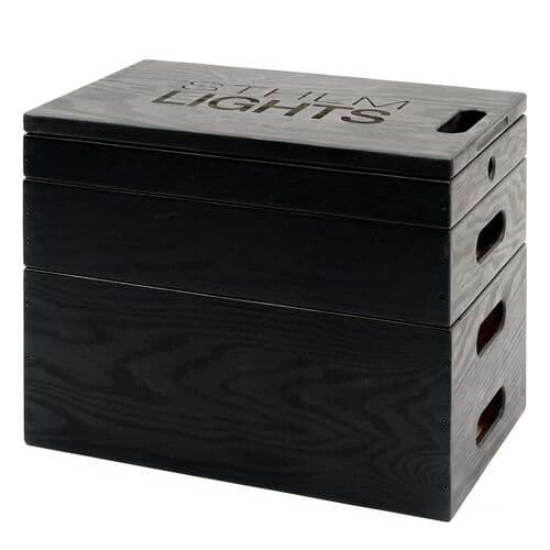 Apple Box Full Kit - Black (1x 1/1, 1x ½, 1x ¼, 1x 1/8)