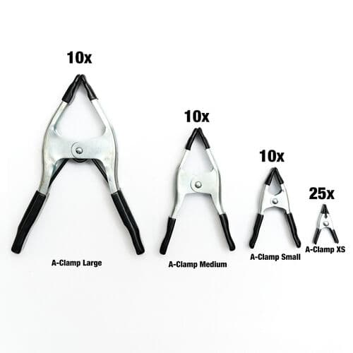 STHLM Lights - A-Clamp Bundle (10x L, 10x M, 10x S, 25x XS)
