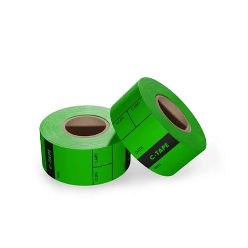 C-Tape Mini Labels 25mm x 5m Green