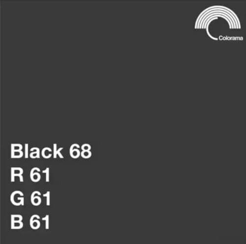 Colorama #468 Black 3,55x30m